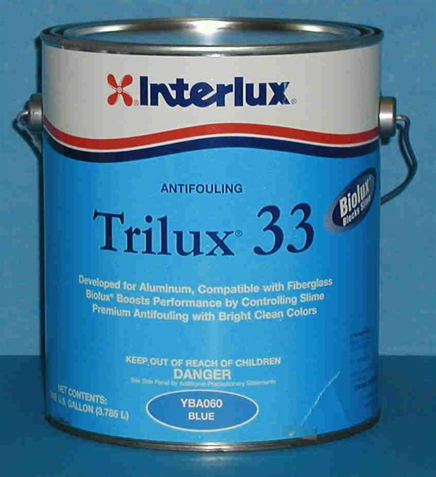 Interlux Trilux 33 YBA063 Anti-Fouling Paint Black Gallon 2753