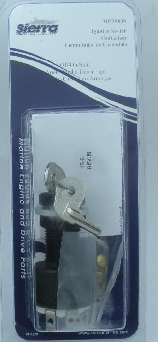 Fits most OMC inboard/outboard powered boats Supplied with two keys 