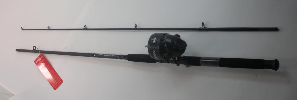 Zebco 2140434 808J702MH 808 Roll and 2.1m 2pc Fishing Rod and Roll Combo-