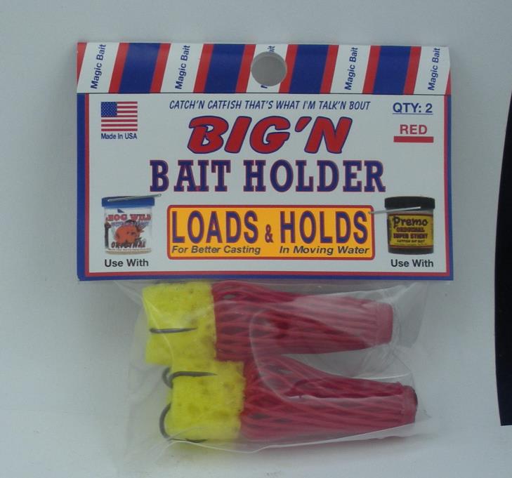 Magic Bait 48-93 7937 Catfish Big N Bait Holder Red 23945 | eBay