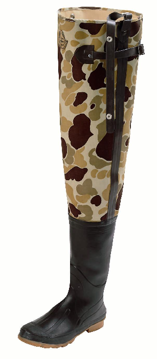camouflage hip waders
